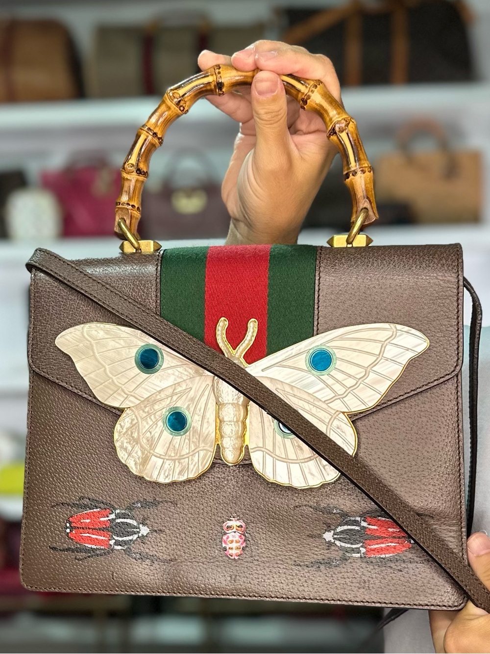 Gucci Bamboo Butterfly 2 Way